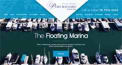 Desktop Screenshot of portbouvardmarina.com.au